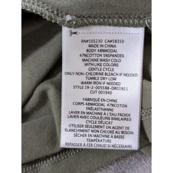 Joie Jadallah Shirt Dress Womens S Green Jersey Knit Belted Casual Pockets - Picture 7 of 11